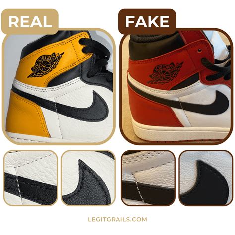 how to tell if nikes jordans are fake|are jordan shoes genuine.